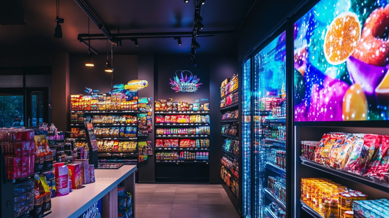 Painel de LED para Vitrine de Loja: Atração Garantida!