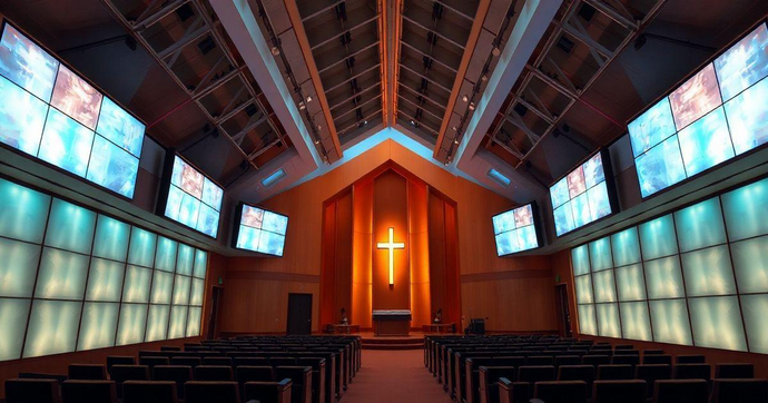 Painel de LED para Igreja: 7 Vantagens Imperd&iacute;veis