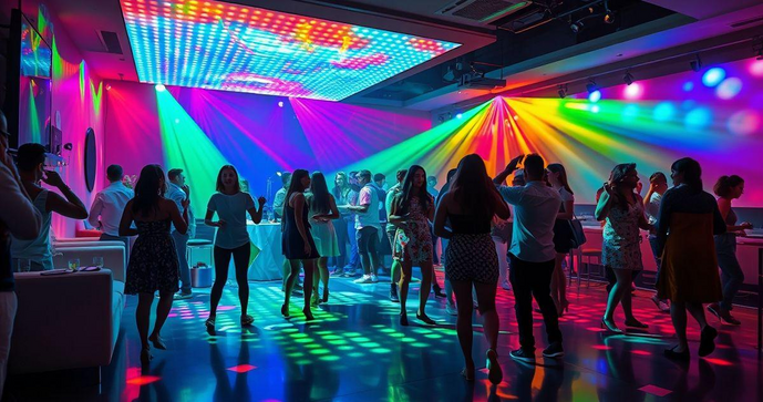 Painel de LED Festas: Transforme Seu Evento com Ilumina&ccedil;&atilde;o Inovadora