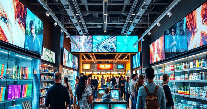 Painel de LED Loja: 7 Vantagens Incr&iacute;veis para Seu Neg&oacute;cio