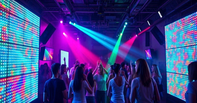 Painel de LED para Festas: Ideias Incríveis para Usar