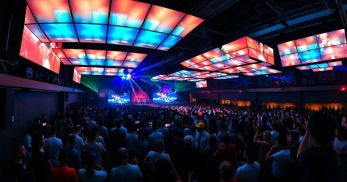 Loca&ccedil;&atilde;o de painel de LED para eventos: como escolher a melhor op&ccedil;&atilde;o para sua necessidade