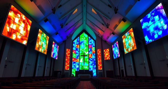 Painel de LED para Igreja: Descubra Pre&ccedil;os e Op&ccedil;&otilde;es no Mercado