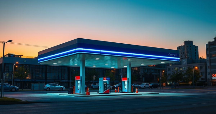 Painel de led para posto: escolha a melhor op&ccedil;&atilde;o para seu neg&oacute;cio