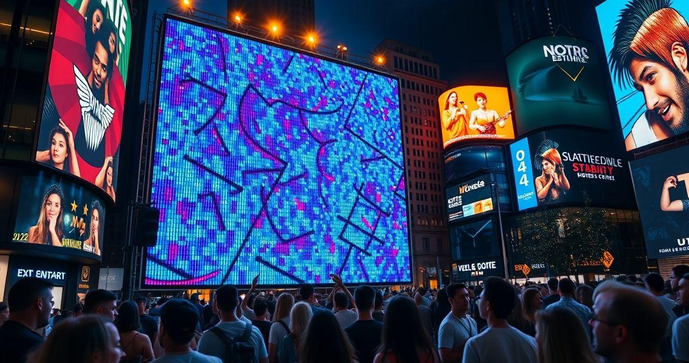 Painel de LED Grande: Como Escolher o Ideal para Seu Espa&ccedil;o e Aumentar a Visibilidade