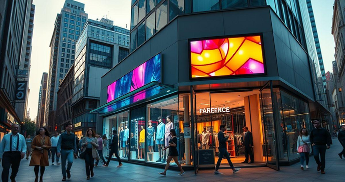 Painel de Led para Fachada de Loja Atraia Clientes com Ilumina&ccedil;&atilde;o Eficiente e Estilosa