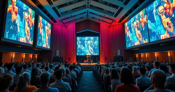 Painel de LED para Igreja: Como Escolher o Ideal para Sua Comunidade