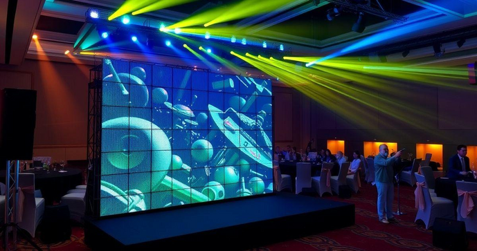 Aluguel de painel de LED &eacute; a solu&ccedil;&atilde;o ideal para eventos e apresenta&ccedil;&otilde;es impactantes