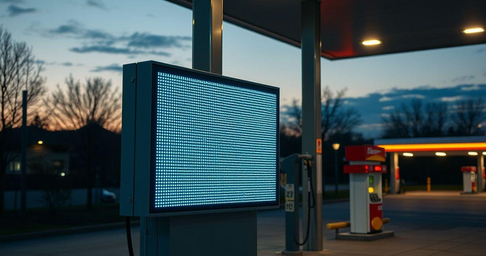 Como Escolher o Painel de Led Para Posto Ideal e Investir em Visibilidade