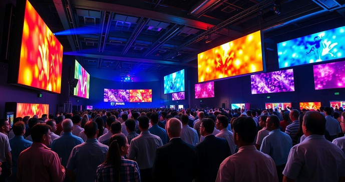 Descubra como o aluguel de painel de led indoor pode transformar seus eventos