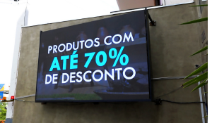 painel de led para propaganda outdoor