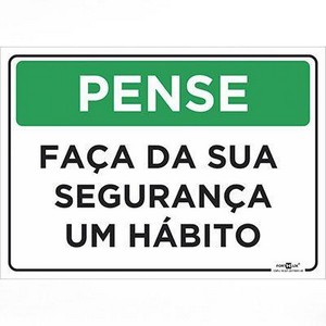 placas de sinalização industrial