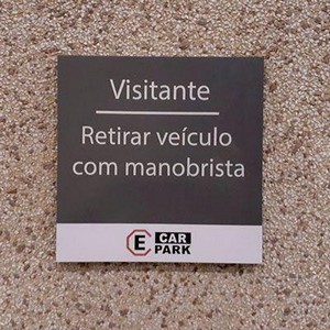 placas de sinalização interna